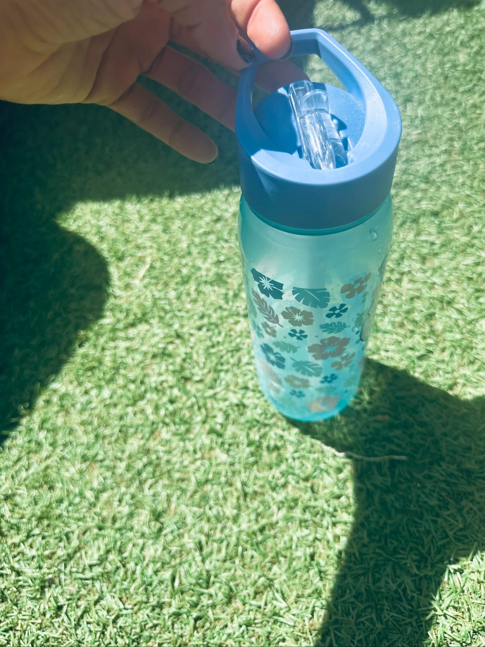 Botella de agua Stitch Disney “Ohana” con pajita – photo 4